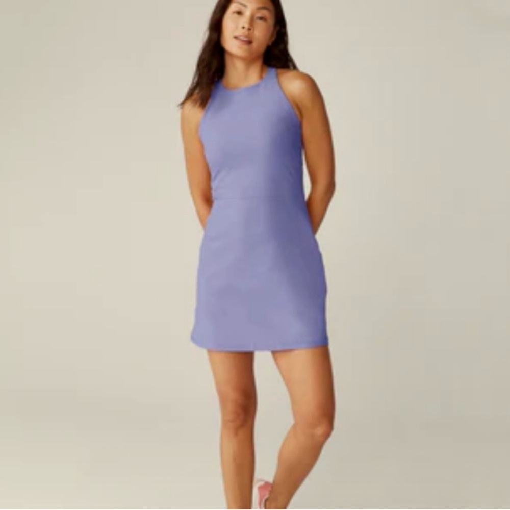 Beyond Yoga Lavender Sleeveless Mini Dress